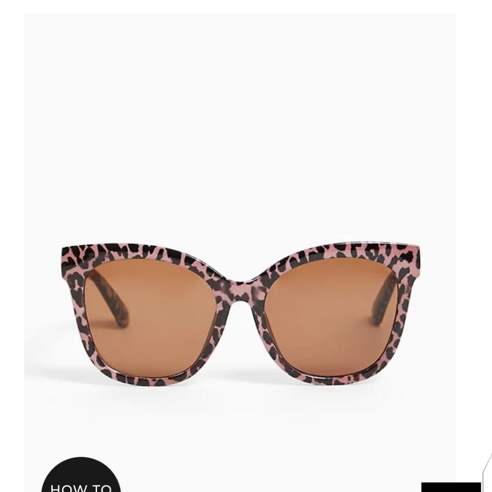 🆕PINK LEOPARD CAT EYE SUNGLASSES